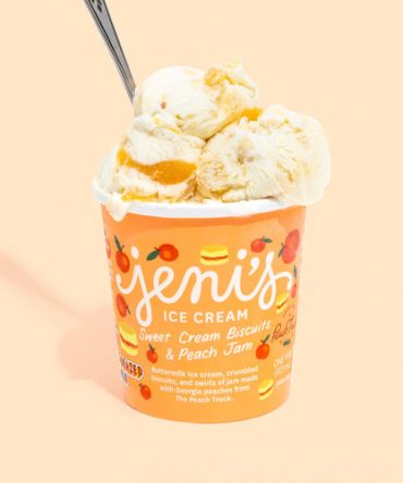 Sweet Cream Biscuits & Peach Jam | Jeni's Splendid Ice Creams